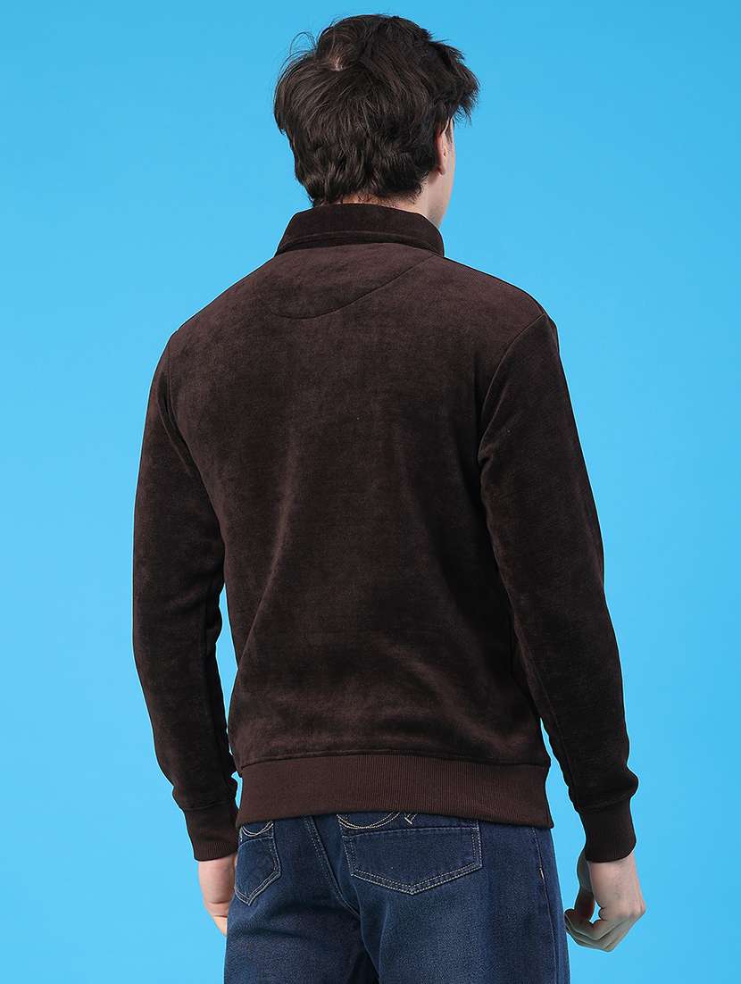 men self design long sleeve regular fit sweatshirt - 22250047 -  Standard Image - 4