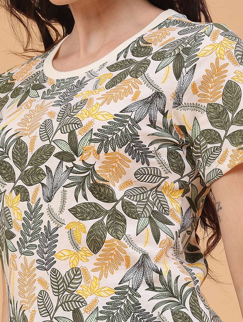 women printed short sleeve t-shirt - 22250086 -  Standard Image - 4