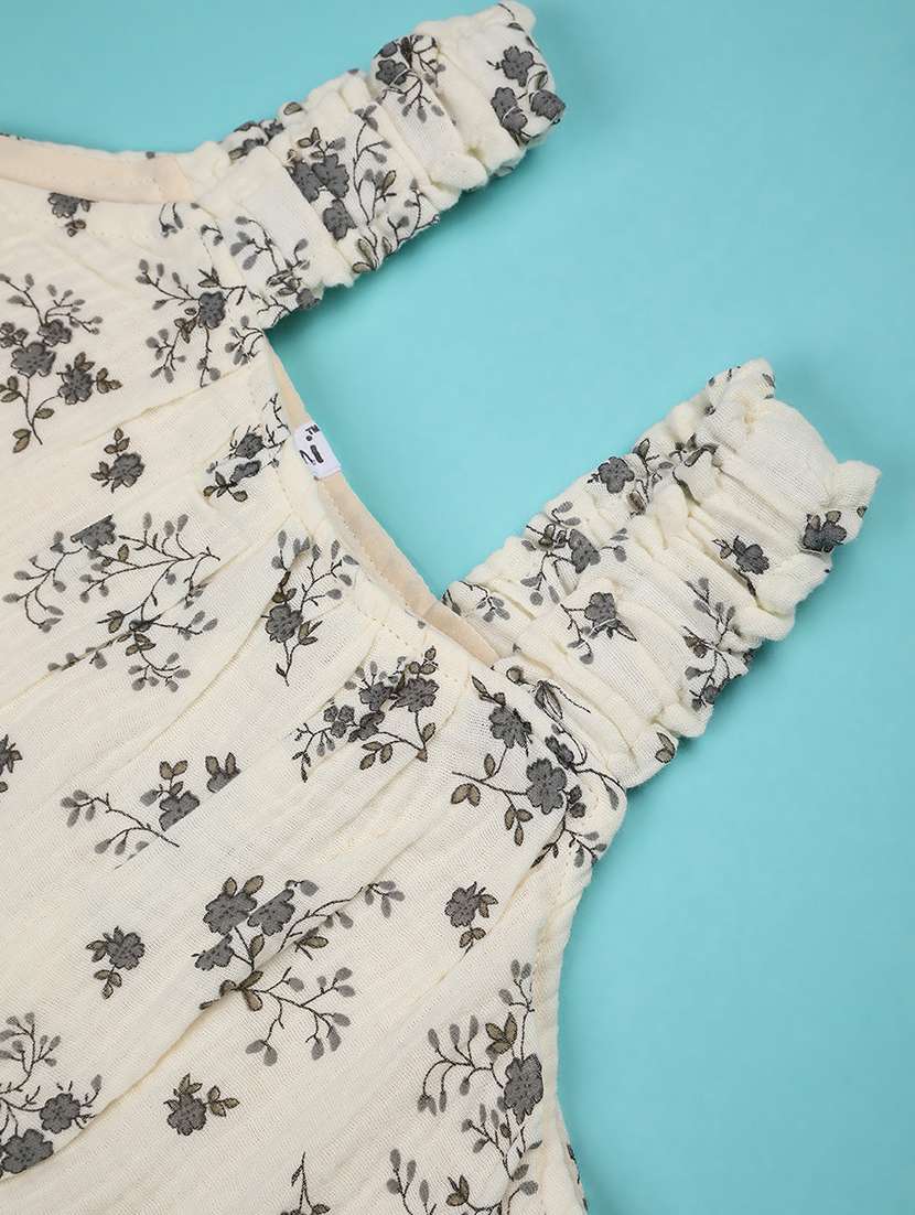 girls floral printed sleeveless a-line top - 22250373 -  Standard Image - 4