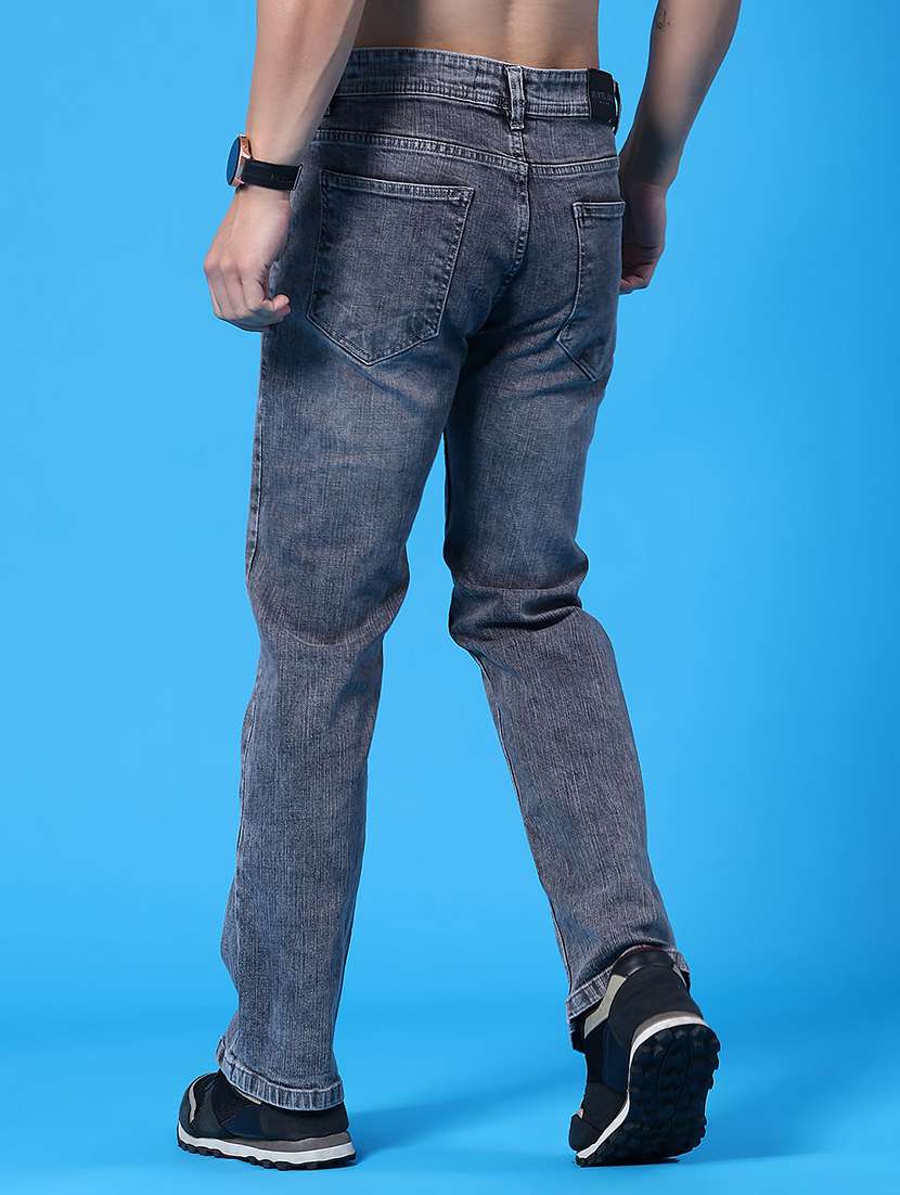 men washed mid rise full length bootcut jeans - 22250954 -  Standard Image - 4