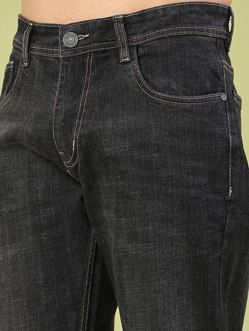 men washed mid rise full length bootcut jeans - 22250955 -  Standard Image - 1