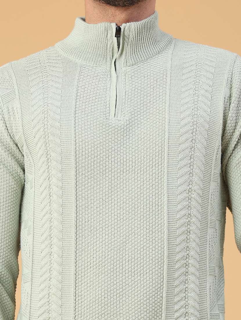 men self design long sleeve regular fit pullover  - 22250980 -  Standard Image - 4