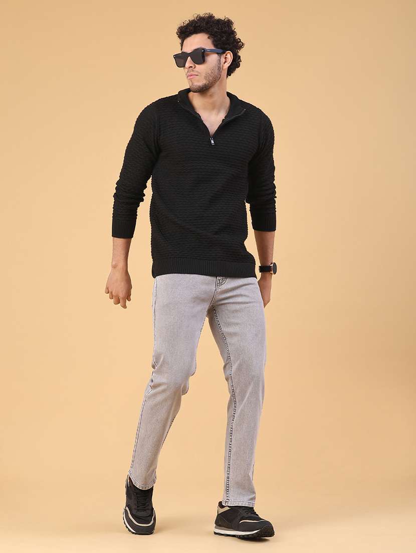 men self design long sleeve regular fit pullover  - 22250987 -  Standard Image - 4