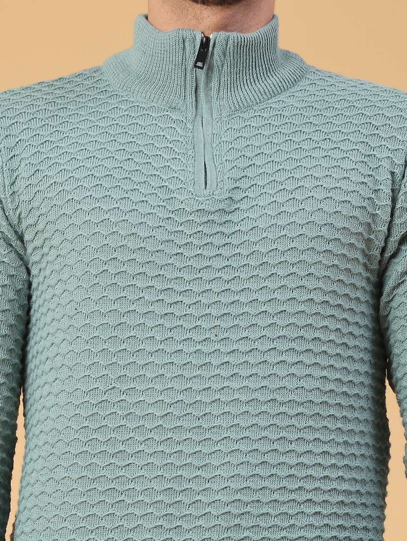 men self design long sleeve regular fit pullover  - 22250996 -  Standard Image - 4