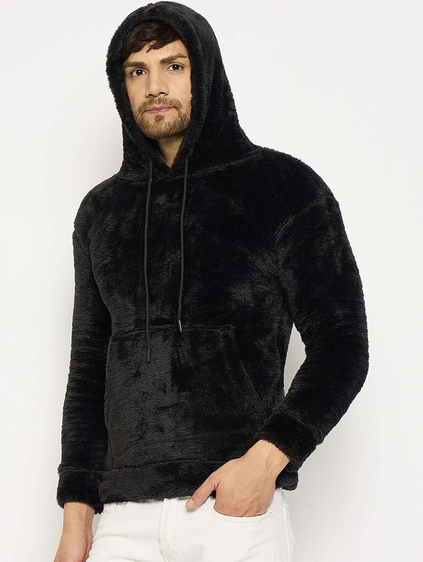 men solid long sleeve regular fit sweatshirt - 22251430 -  Standard Image - 1