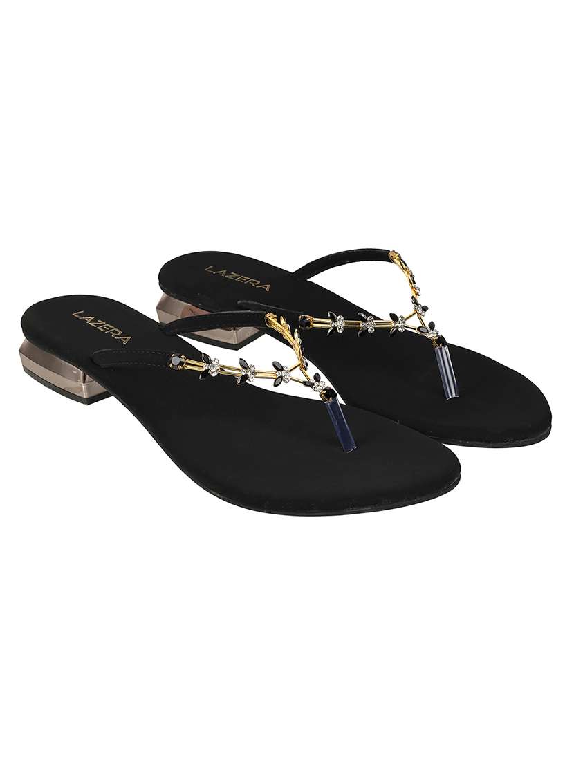 women slip on block heel sandal - 22251740 -  Standard Image - 1