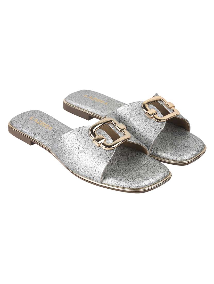 women slip on flat sandal - 22251747 -  Standard Image - 1