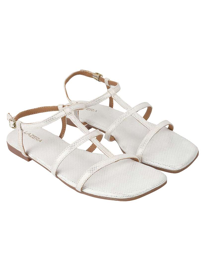 women solid back strap flat sandal - 22251753 -  Standard Image - 1