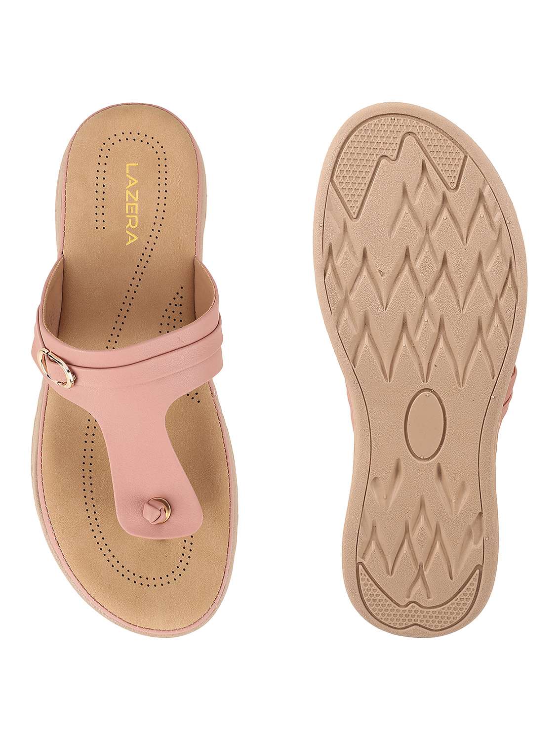 women peach slip on wedge - 22251766 -  Standard Image - 4