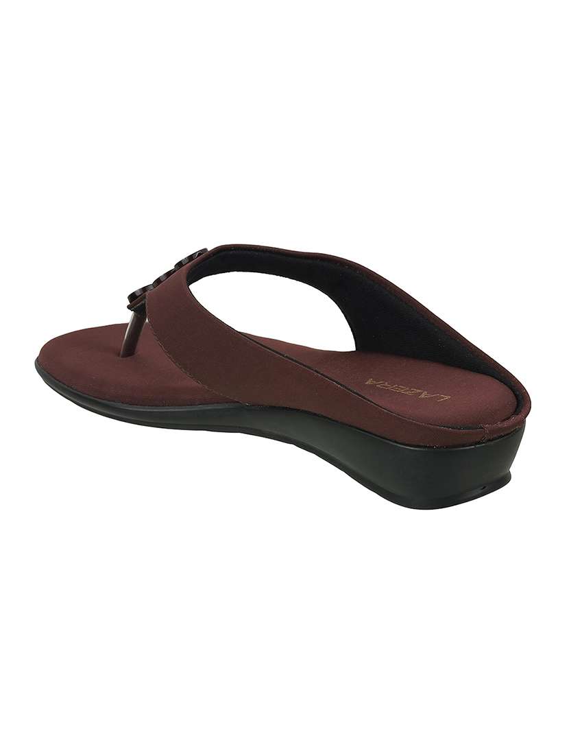 women solid slip on wedge - 22251774 -  Standard Image - 4