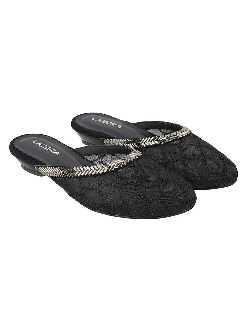 women solid slip on mules - 22251776 -  Standard Image - 1