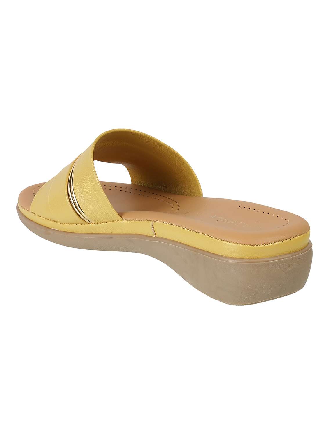 women solid slip on flat sandal - 22251793 -  Standard Image - 4