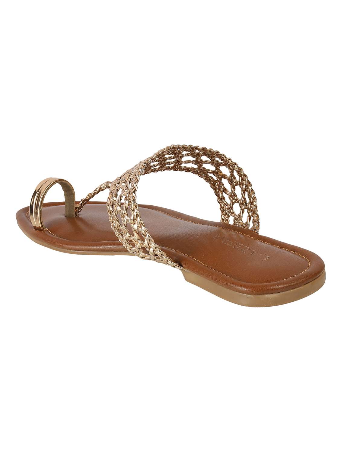 women solid slip on flat sandal - 22251795 -  Standard Image - 4