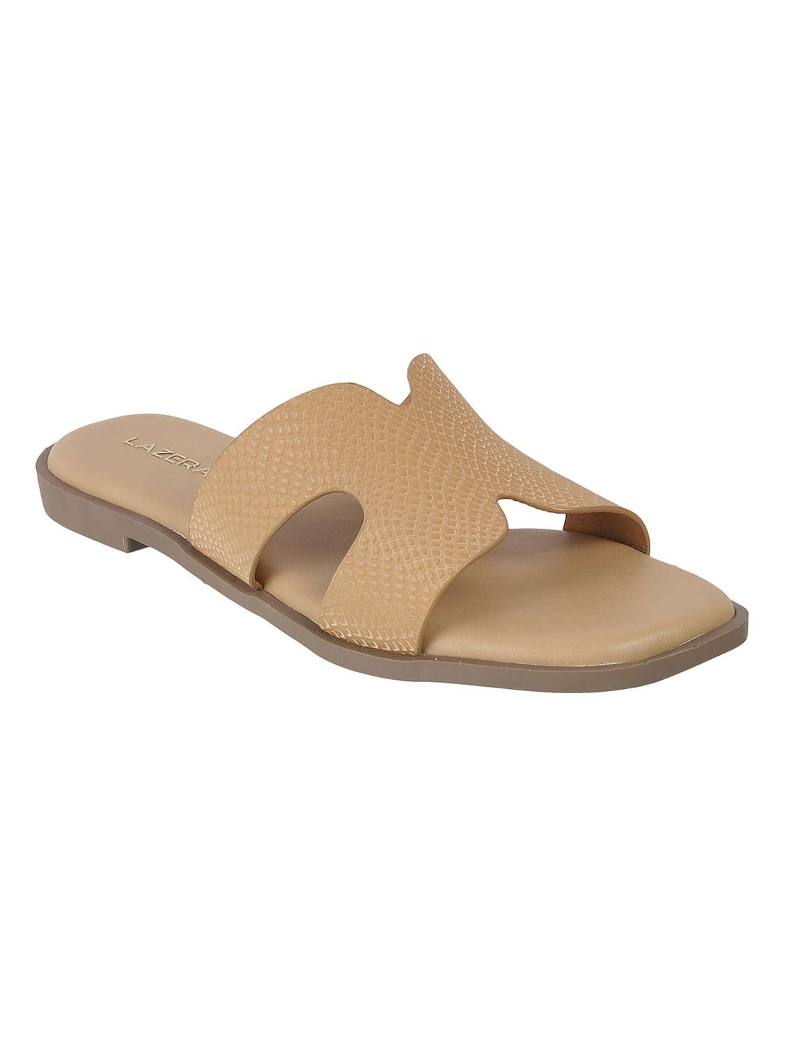 women solid slip on flat sandal - 22251797 -  Standard Image - 1
