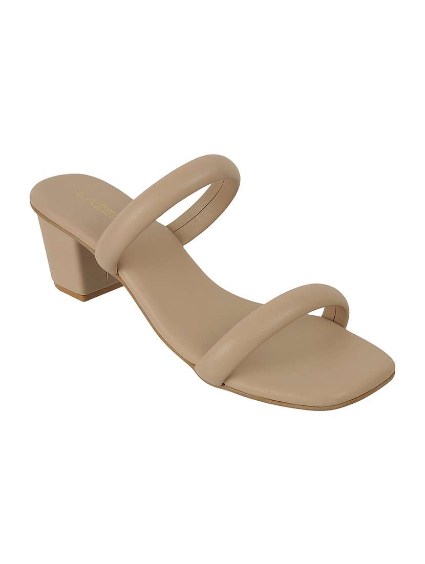 women slip on block heel sandal - 22251907 -  Standard Image - 4