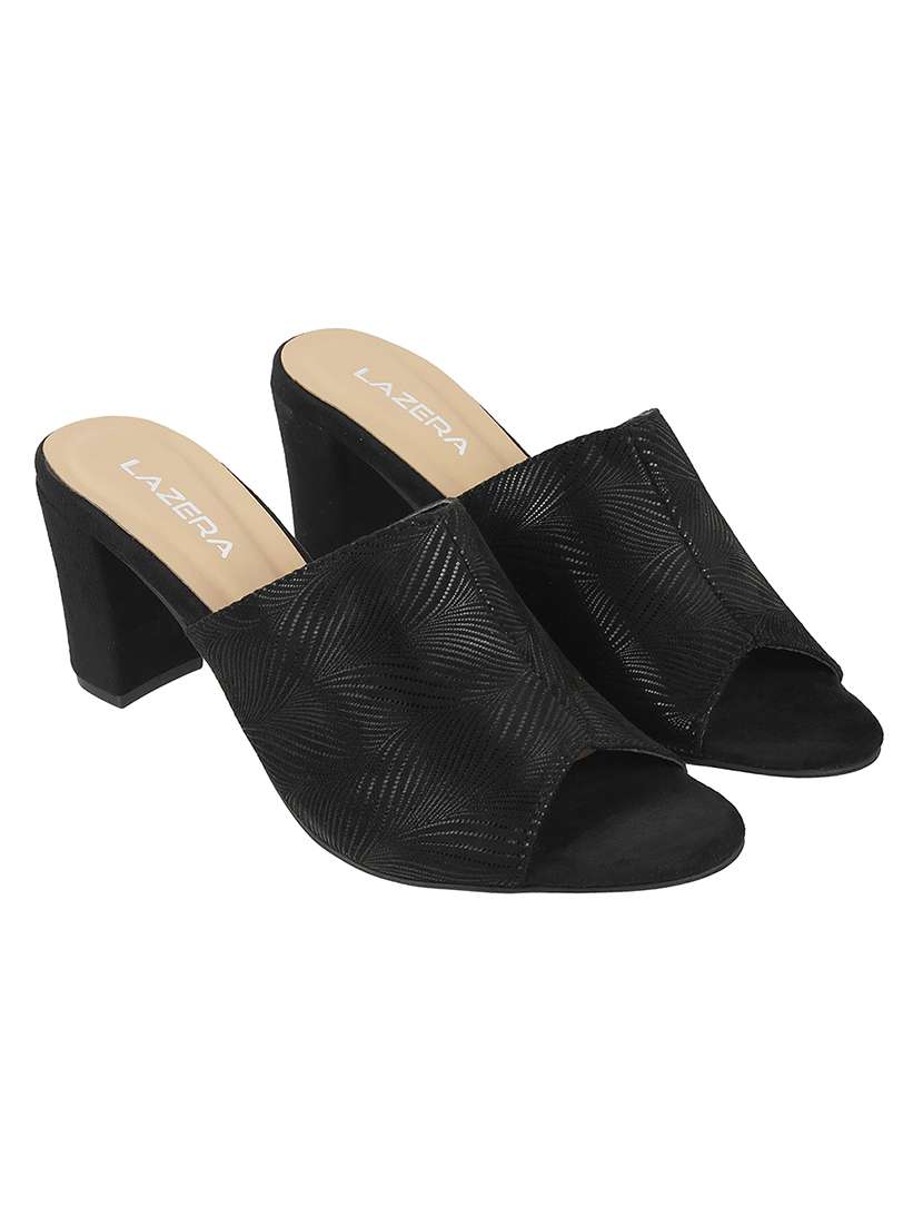 women slip on block heel sandal - 22251917 -  Standard Image - 1