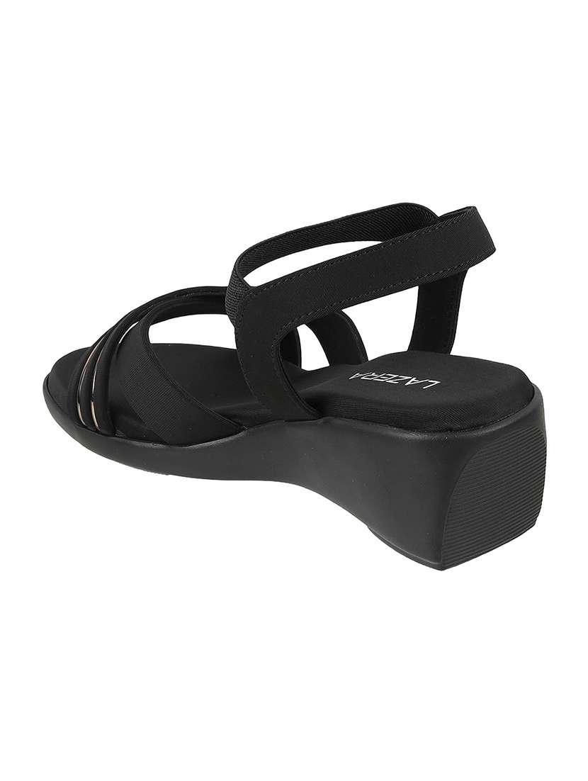 women back strap platform wedges - 22251923 -  Standard Image - 4