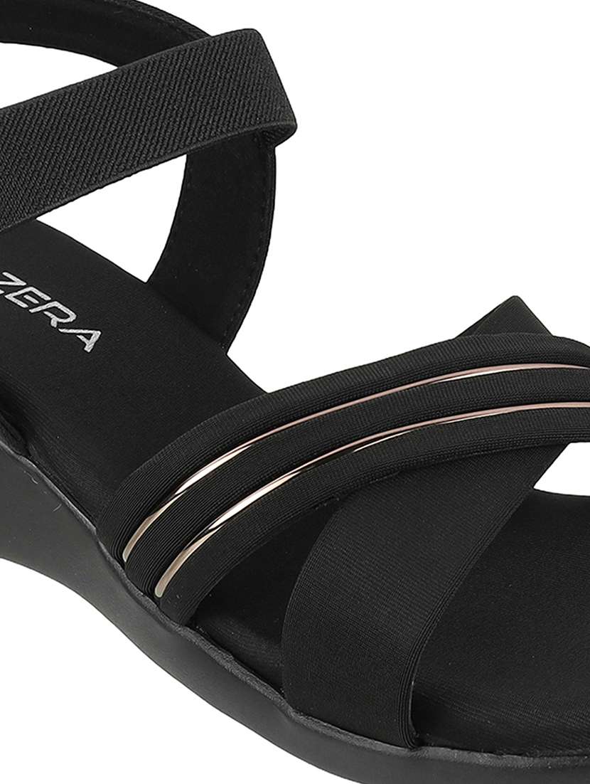 women back strap platform wedges - 22251923 -  Standard Image - 6