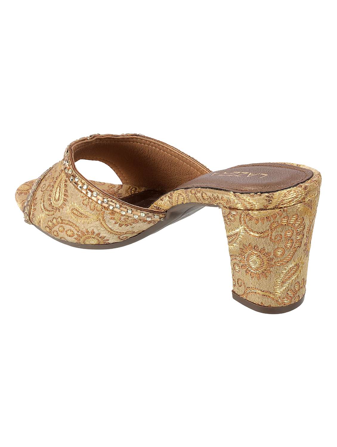 women slip on block heel sandal - 22251934 -  Standard Image - 4