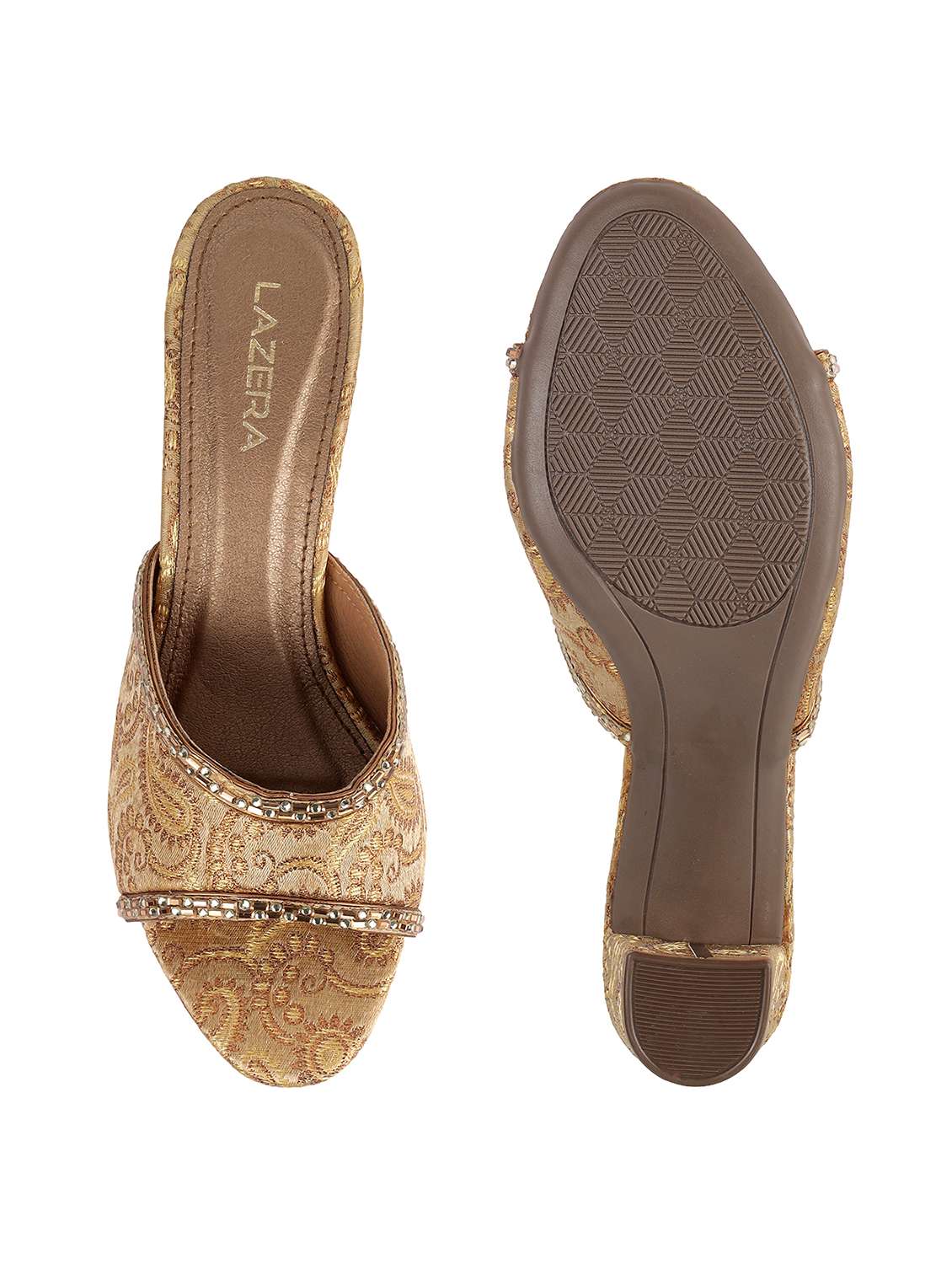 women slip on block heel sandal - 22251934 -  Standard Image - 6