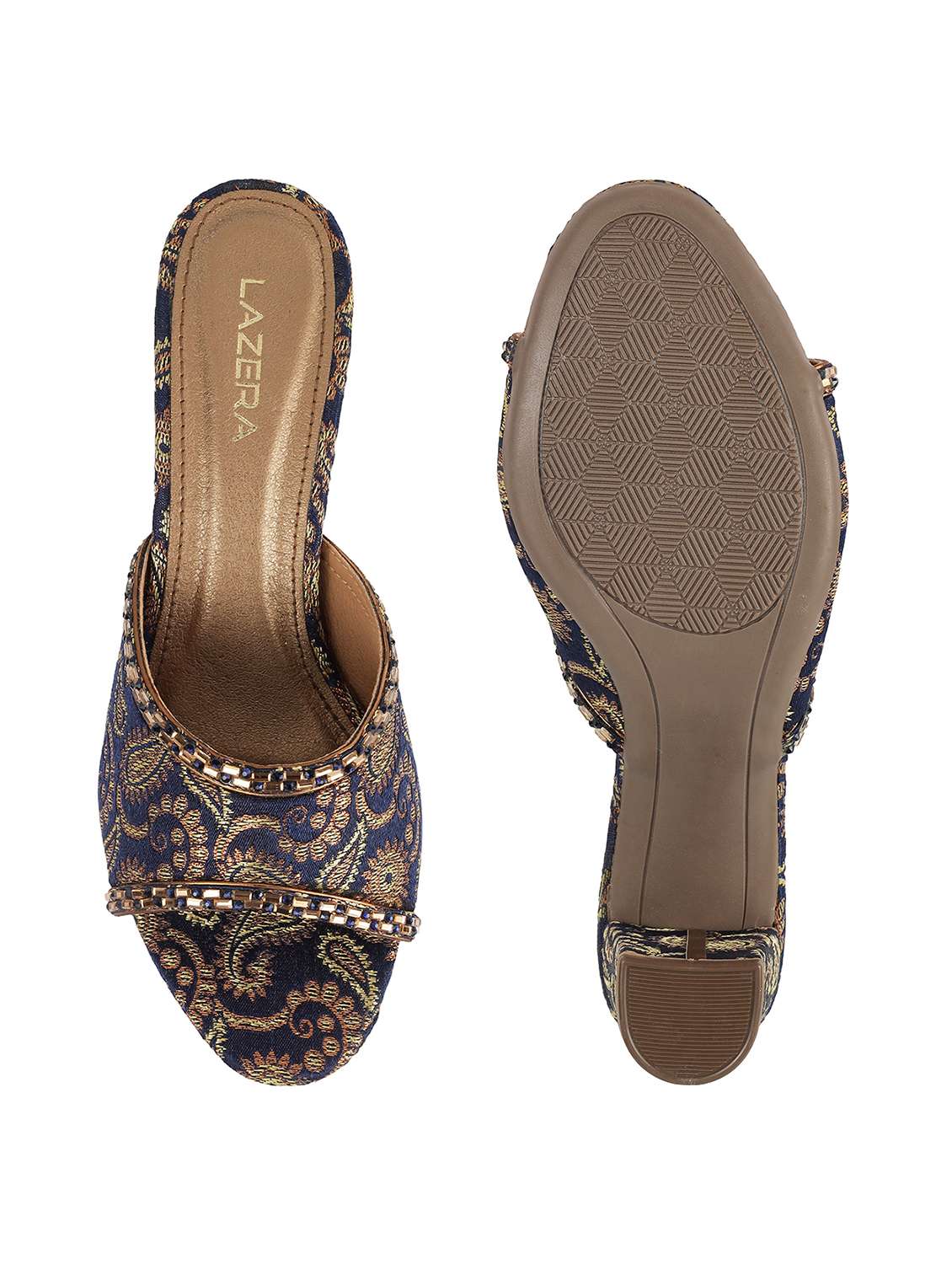 women slip on block heel sandal - 22251935 -  Standard Image - 6