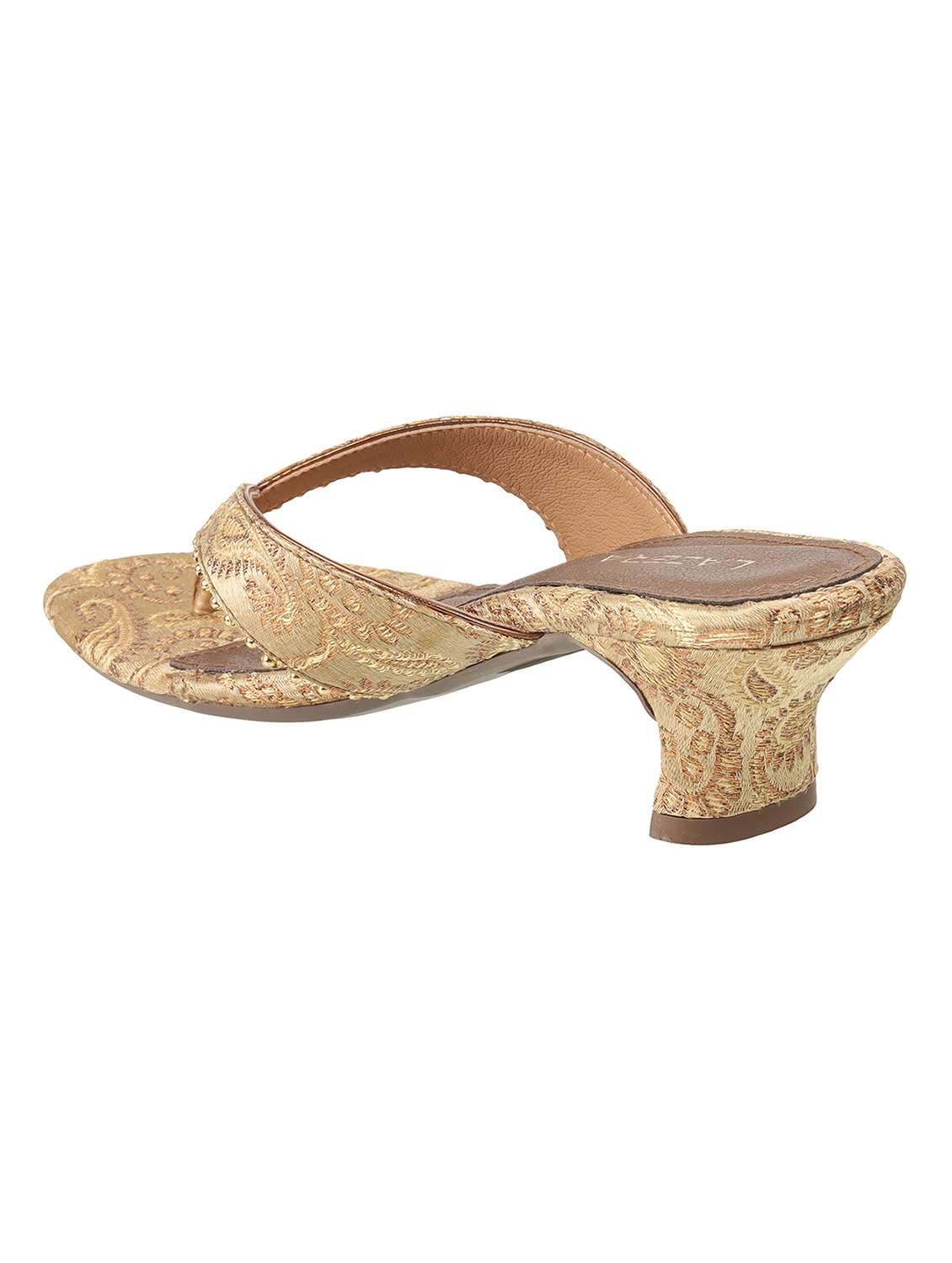 women slip on block heel sandal - 22251936 -  Standard Image - 4