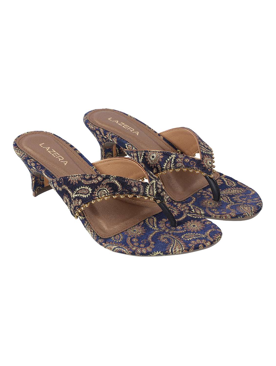 women slip on block heel sandal - 22251937 -  Standard Image - 1