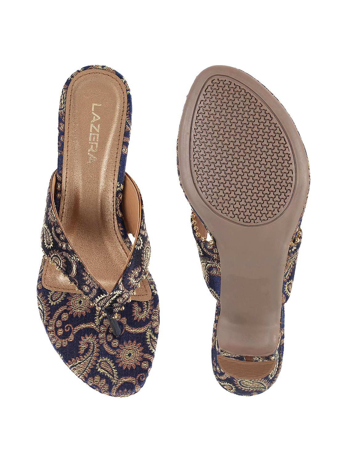 women slip on block heel sandal - 22251937 -  Standard Image - 6