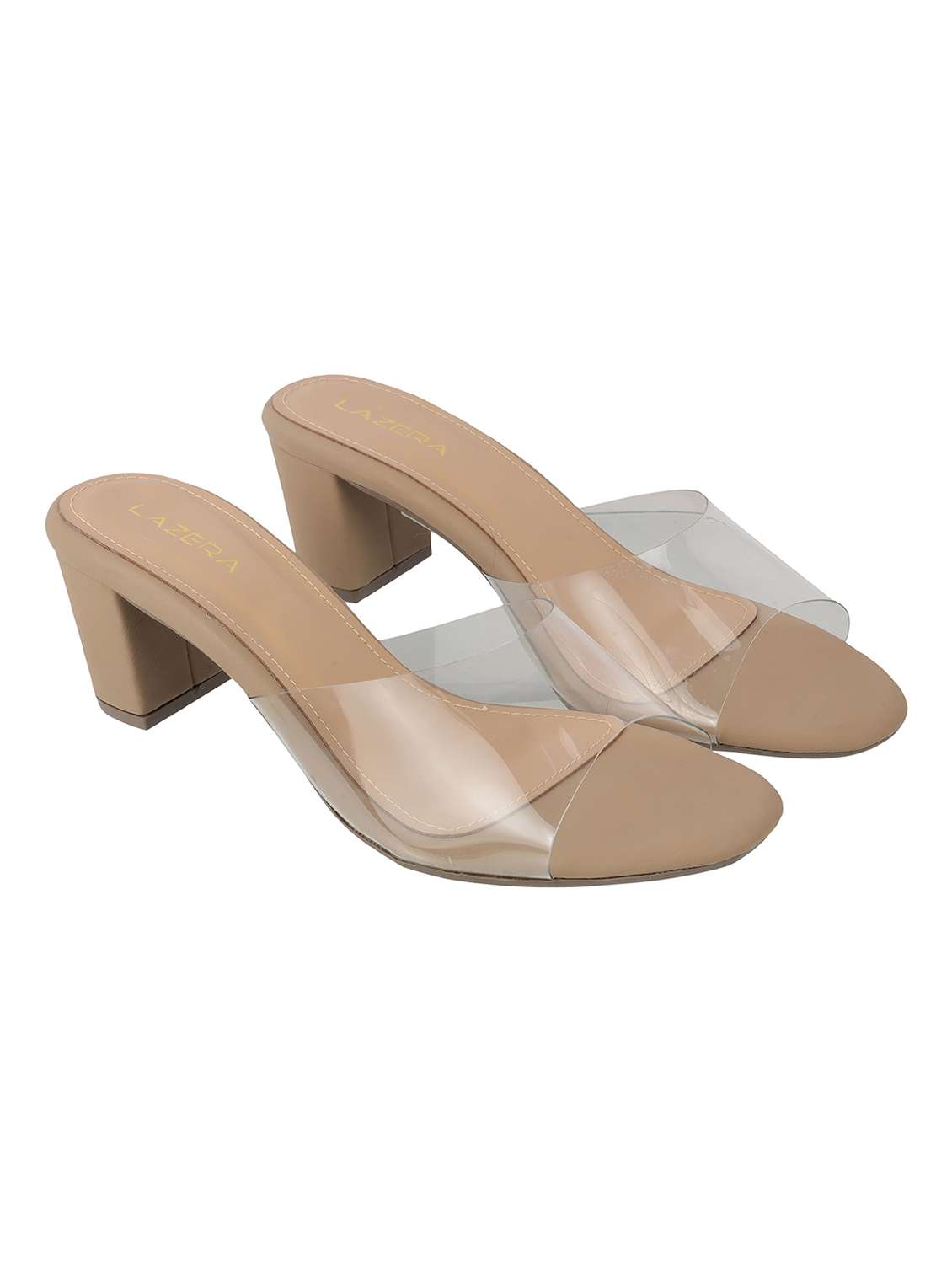 women slip on block heel sandal - 22251939 -  Standard Image - 1