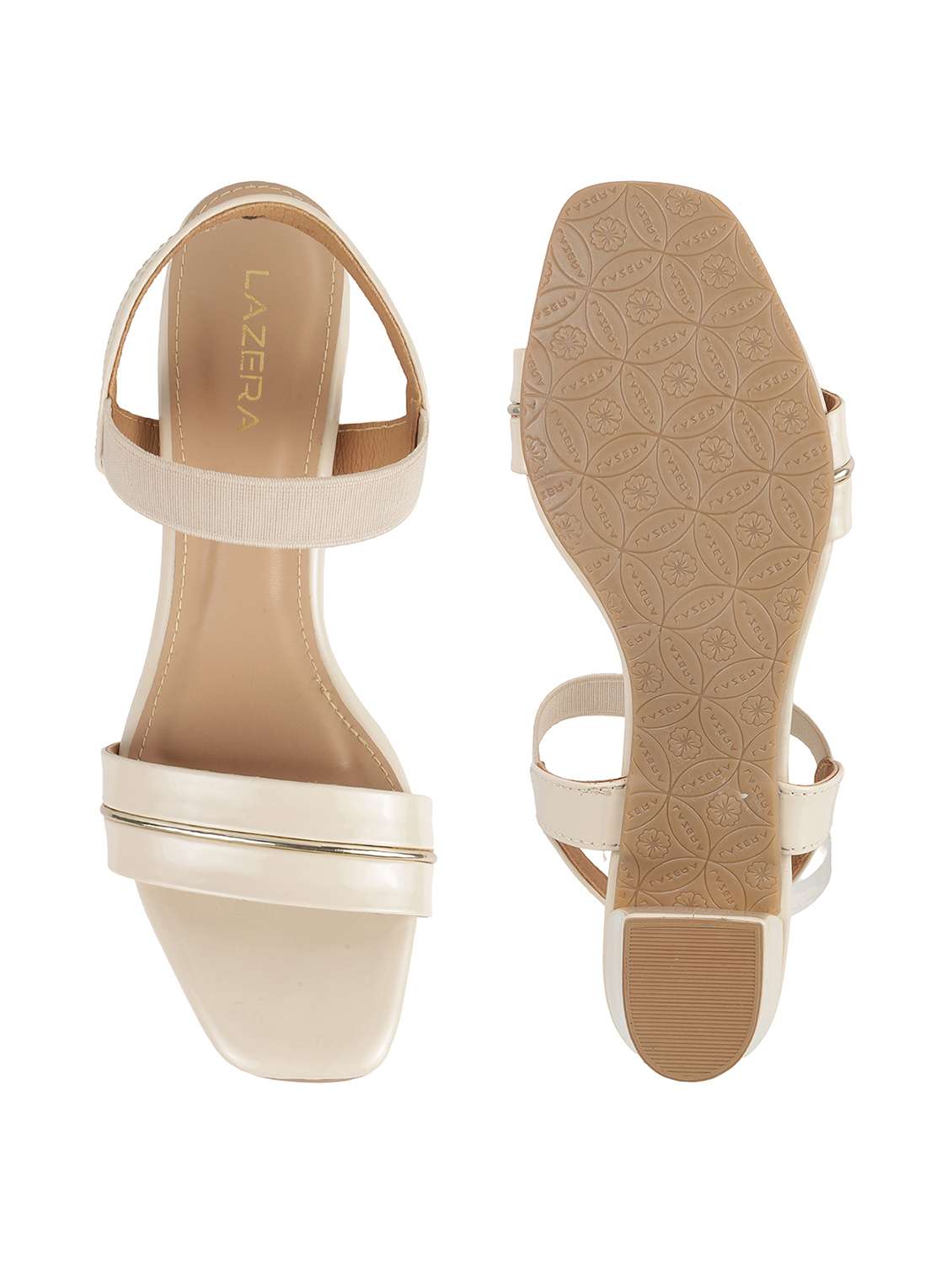 women back strap block heel sandal - 22251941 -  Standard Image - 6