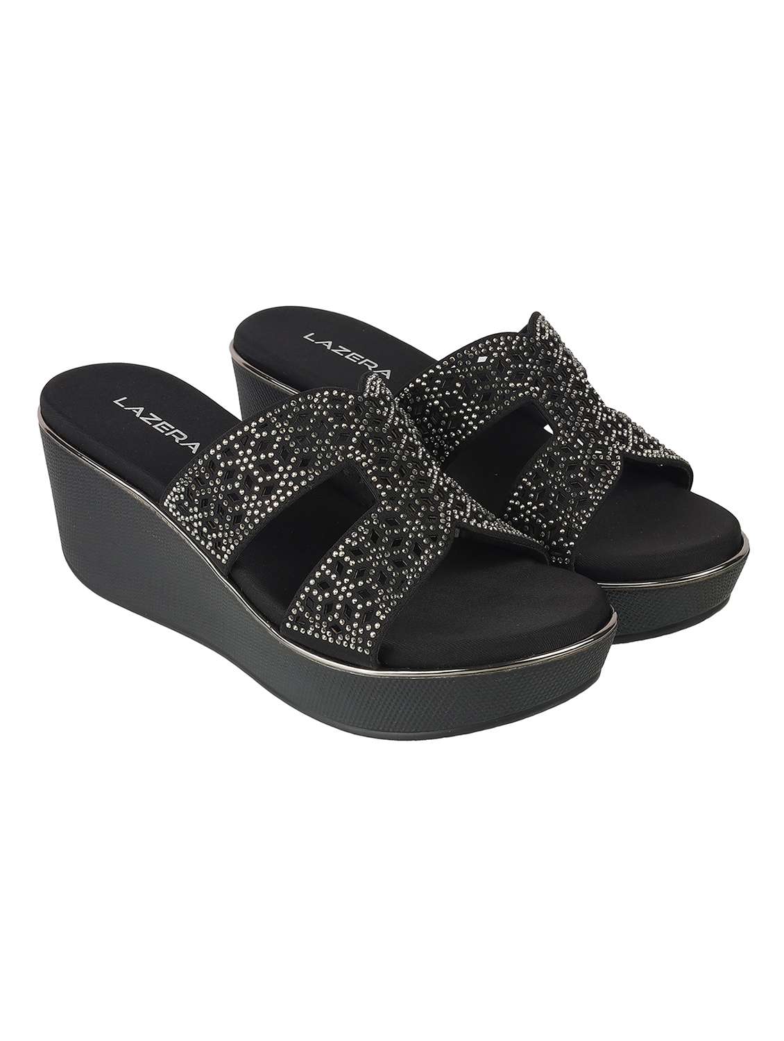 women slip on platform wedges - 22251944 -  Standard Image - 1