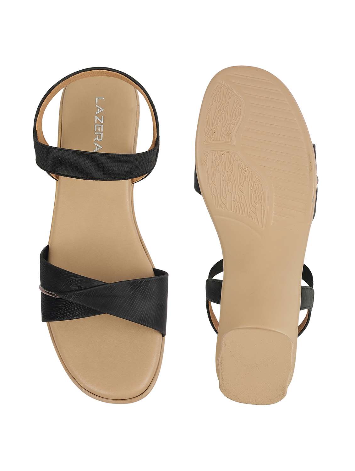 women solid back strap block heel sandal - 22251953 -  Standard Image - 6