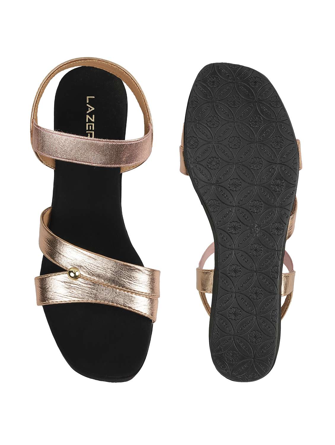 women solid back strap wedge - 22251954 -  Standard Image - 6