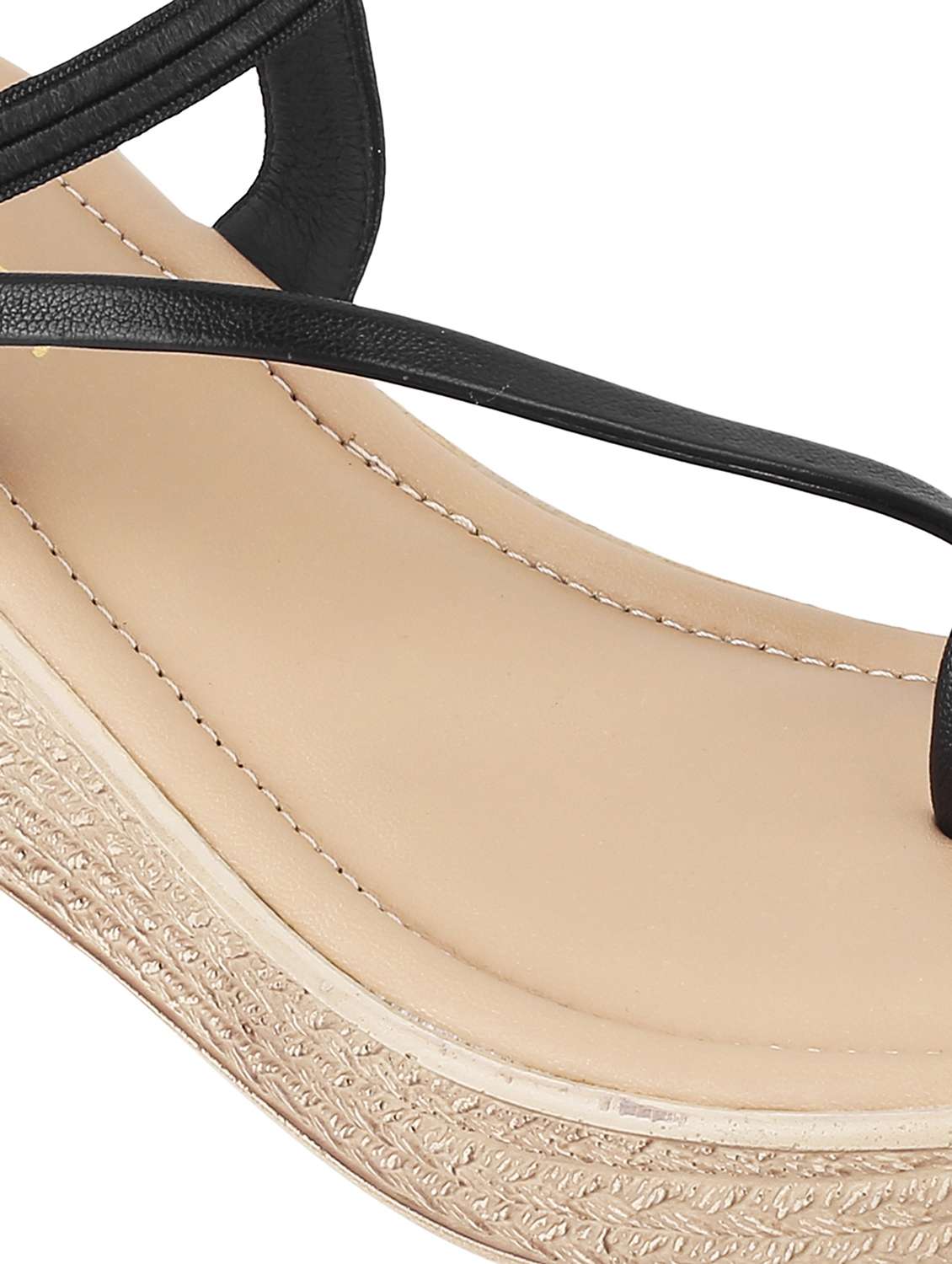 women solid back strapl wedge - 22251961 -  Standard Image - 4