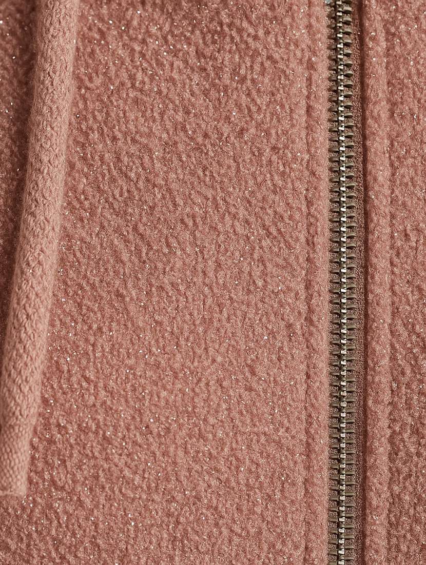 women solid long sleeve hooded sweatshirt - 22251963 -  Standard Image - 4