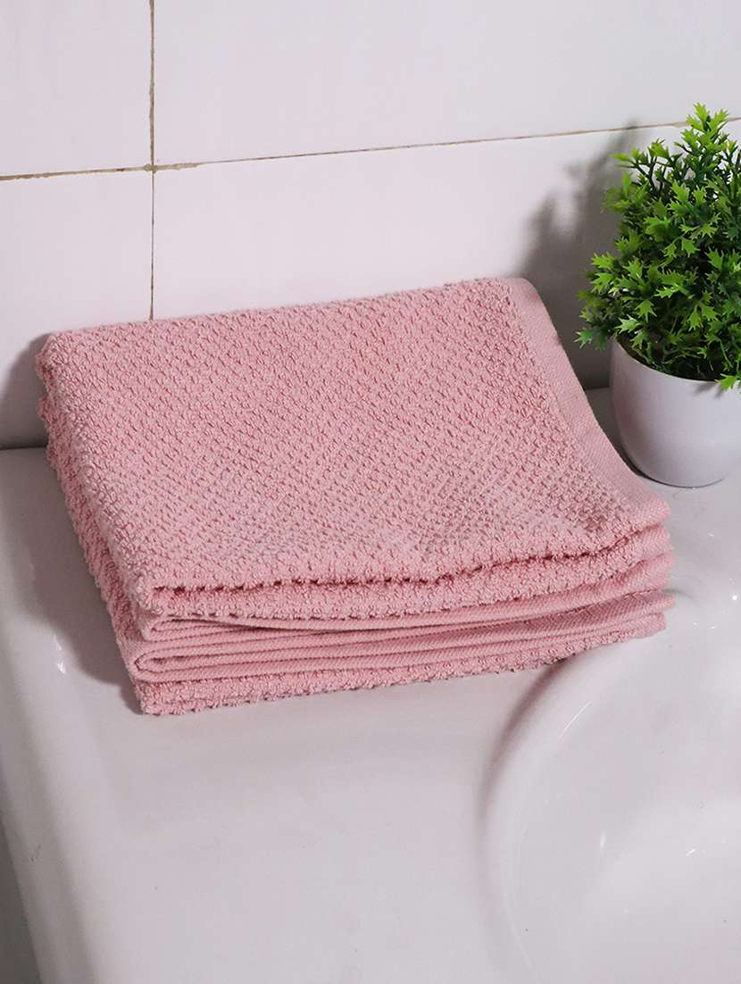 jamio firati pink hand towels, premium cotton, set of 2 - 22252152 -  Standard Image - 1