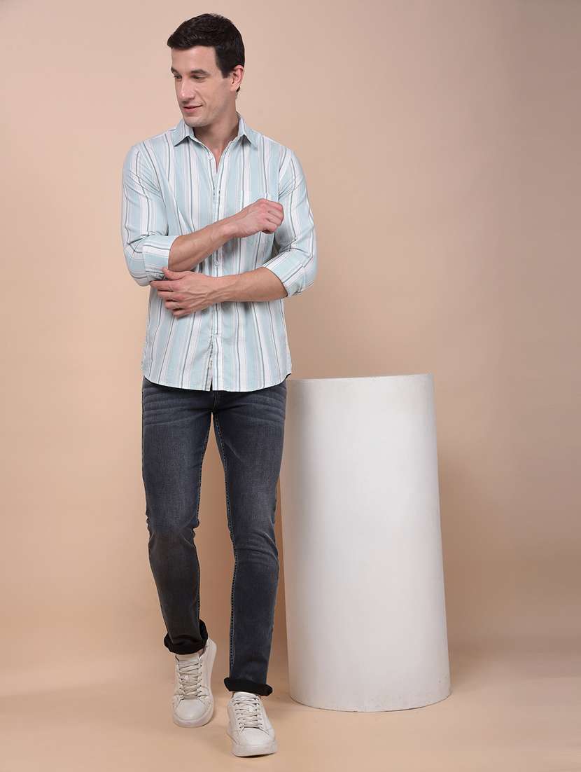 men solid mid rise skinny fit jeans - 22253137 -  Standard Image - 4