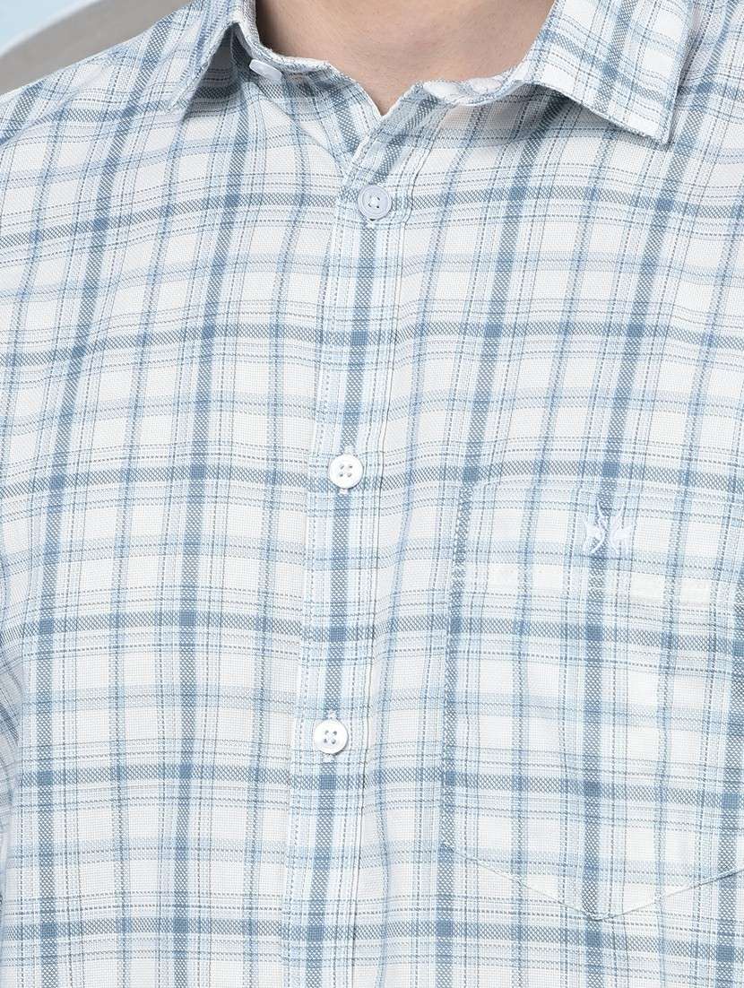 men checkered long sleeve slim fit casual shirt - 22253170 -  Standard Image - 6