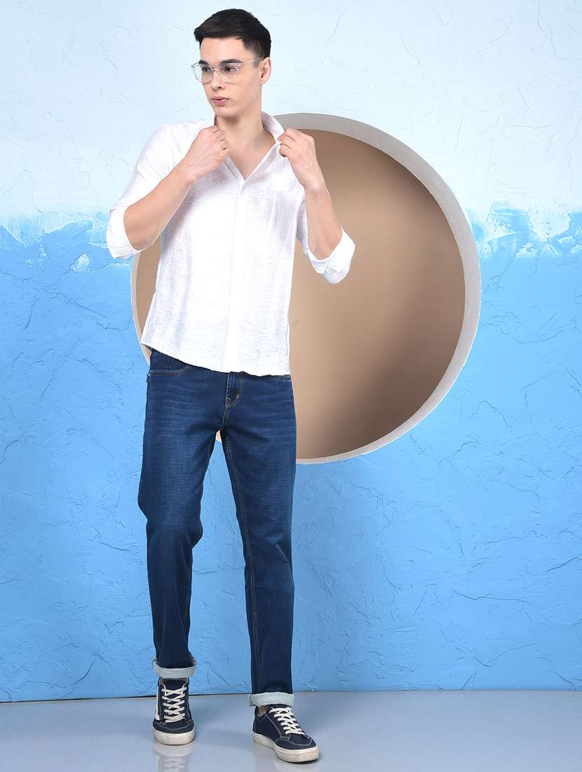men collared long sleeve casual shirt - 22253179 -  Standard Image - 4