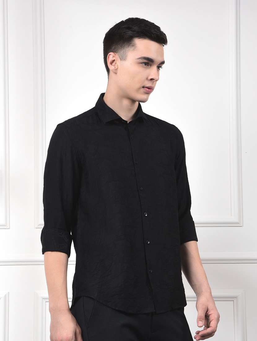 men collared long sleeve casual shirt - 22253181 -  Standard Image - 1