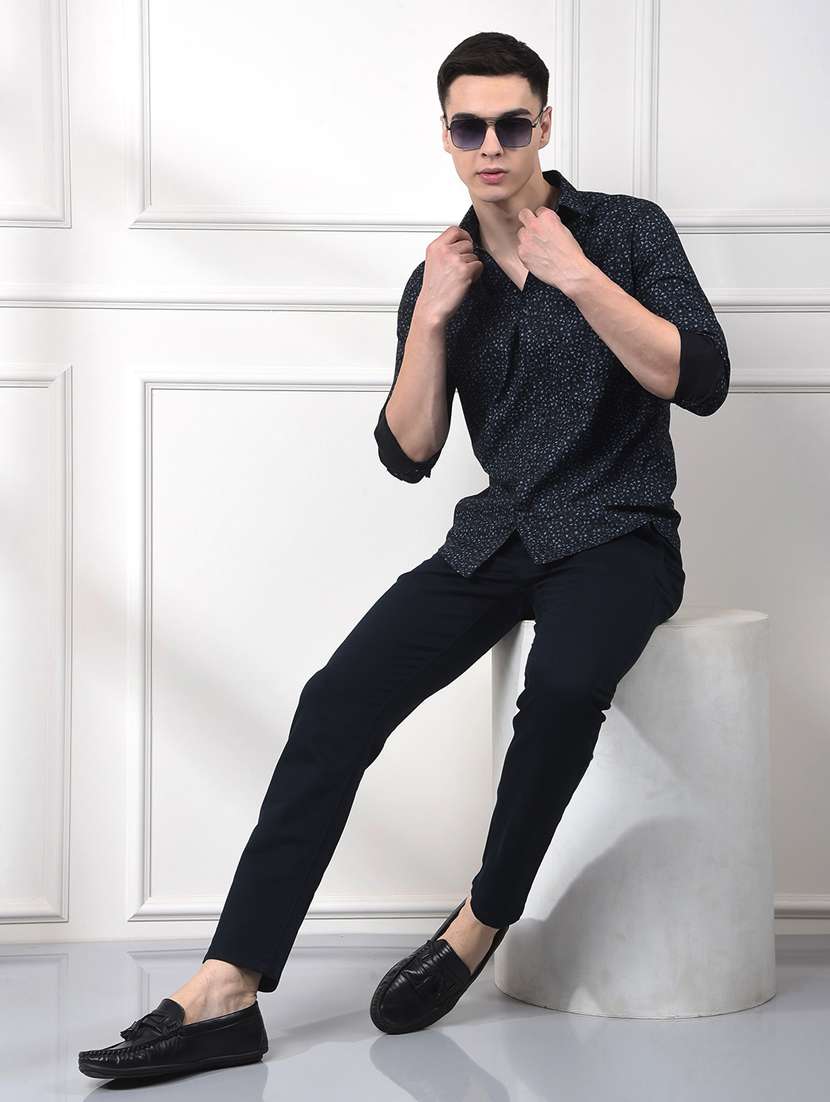 men collared long sleeve casual shirt - 22253194 -  Standard Image - 4