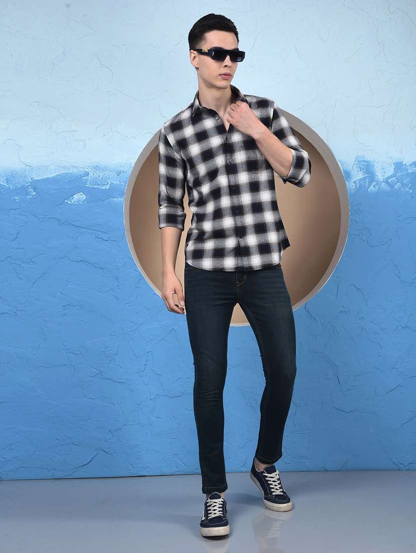 men collared long sleeve casual shirt - 22253209 -  Standard Image - 4