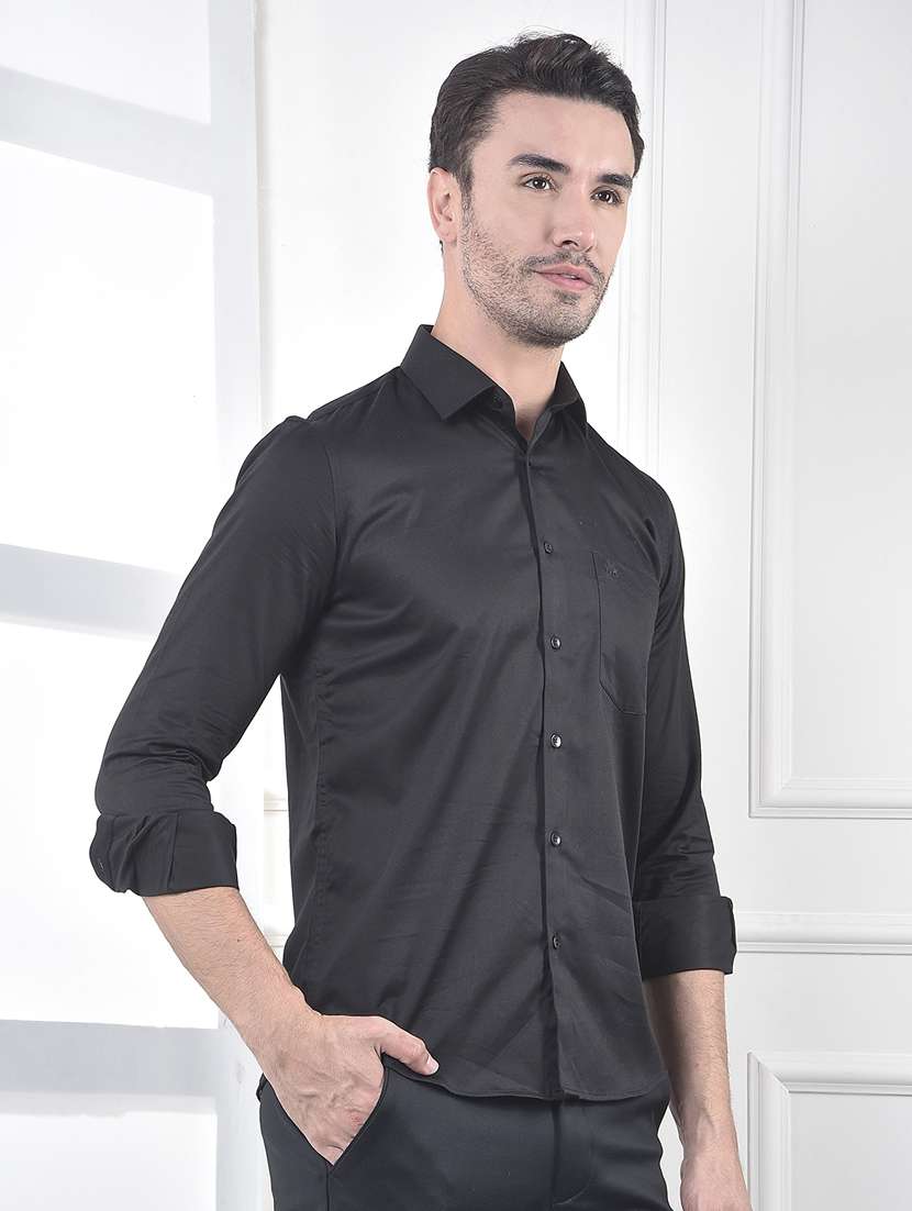men collared long sleeve casual shirt - 22253236 -  Standard Image - 1