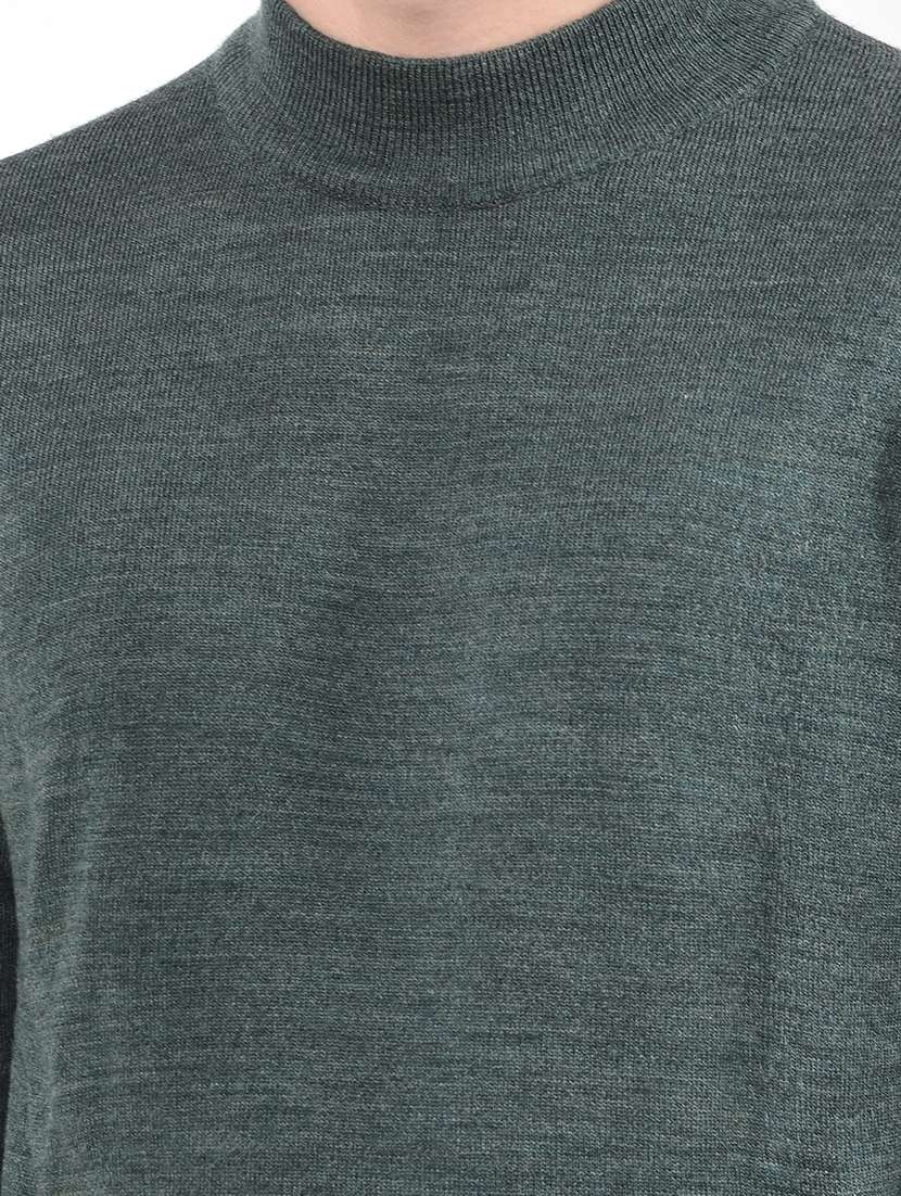 men solid mock neck long sleeve pullover - 22253247 -  Standard Image - 6