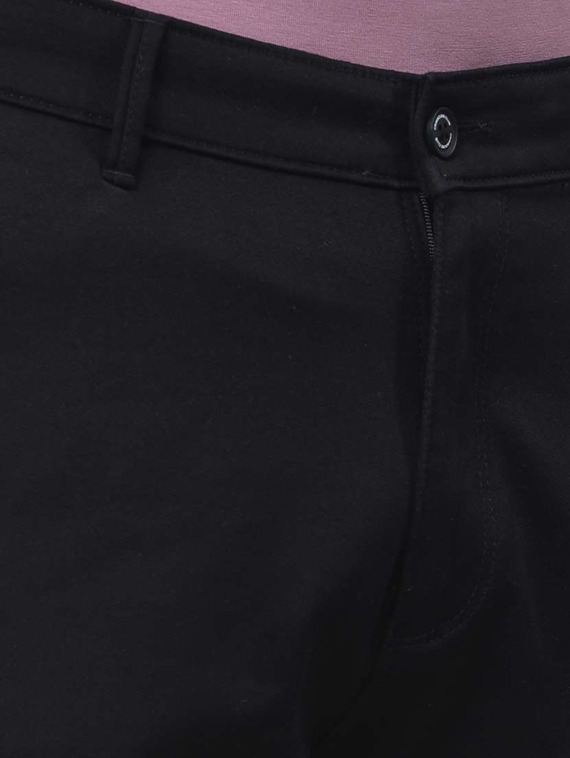 men solid mid rise slim fit chinos  - 22253266 -  Standard Image - 6