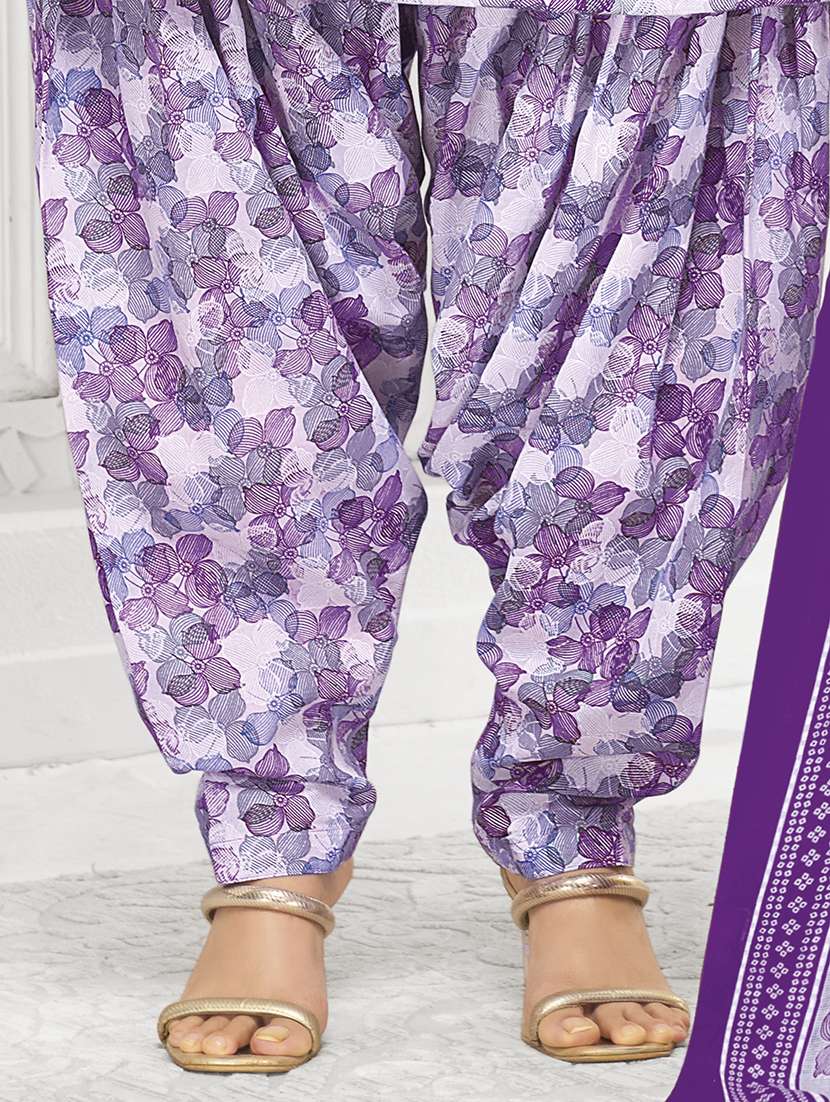 women printed three quarter sleeve kurta patiala with dupatta set - 22253298 -  Standard Image - 4