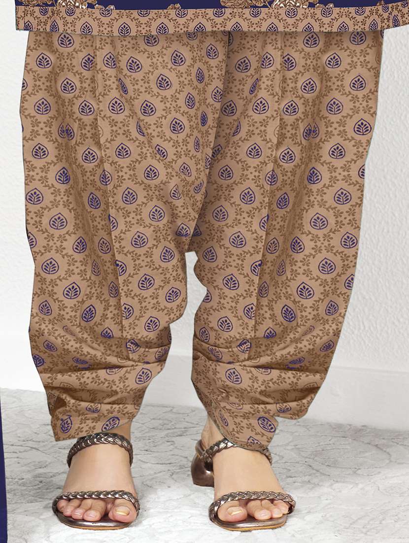 women floral three quarter sleeve kurta patiala with dupatta set - 22253329 -  Standard Image - 4