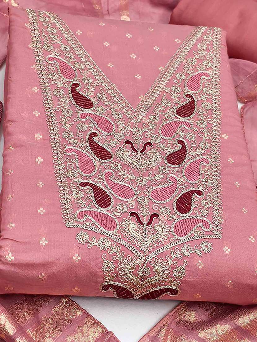 Women Self Design Unstitched Suit Set - 22253478 -  Standard Image - 1