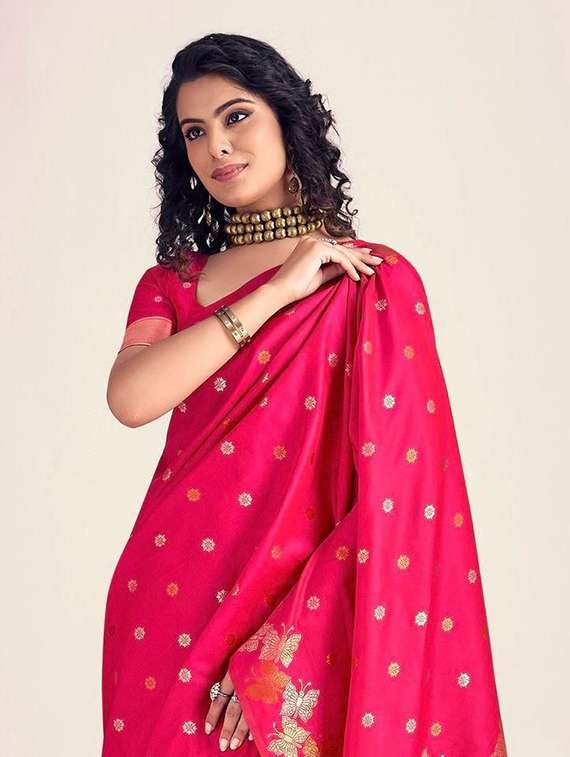 women self design banarasi saree with blouse - 22253497 -  Standard Image - 1