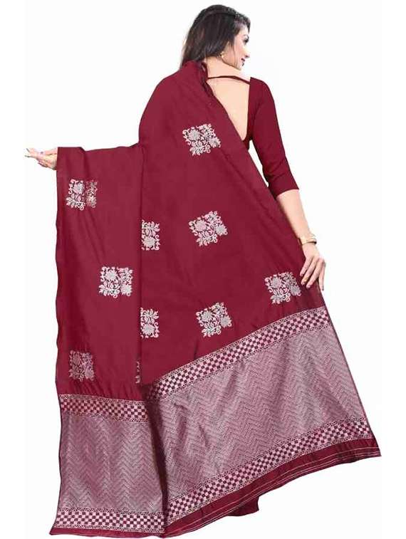 women self design banarasi saree with blouse - 22253514 -  Standard Image - 1